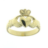 Gents Traditional 9ct Claddagh Ring