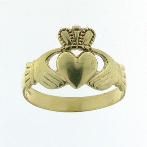 Gents Traditional 9ct Claddagh Ring