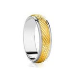Curved Two Tone Band