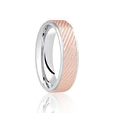 Flat Patterned Two Tone Band