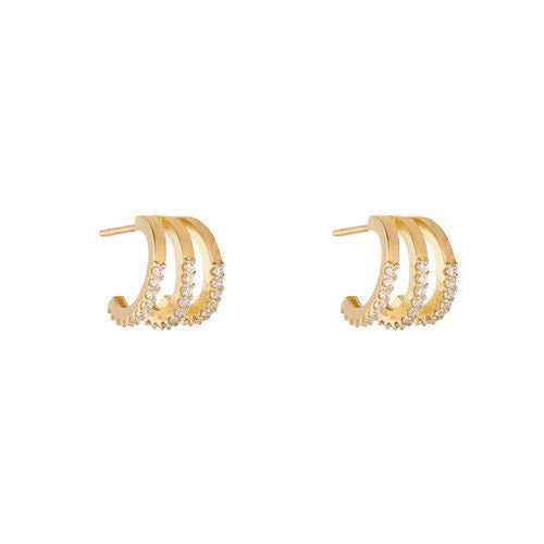 9ct gold Stone Set Stud Earrings