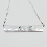 "Love" Ogham Silver Necklace