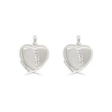 Silver Heart Locket (free engraving)