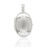 Silver oval locket (free engraving)
