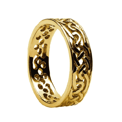 Ladies Celtic Knot Filigree Wedding Ring