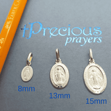 13mm Silver Miraculous Medal*