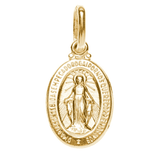 13mm Silver Miraculous Medal*