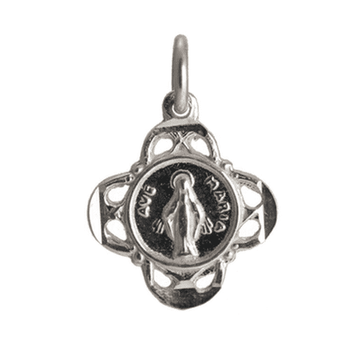 14mm Silver Miraculous Medal*