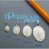 15mm Silver Miraculous Medal