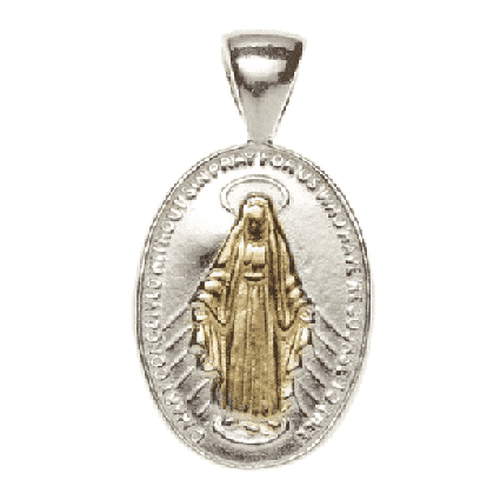 16mm Two Tone Miraculous Medal