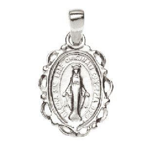 17mm Silver Miraculous Medal*