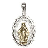 20mm Miraculous Medal Two Tone