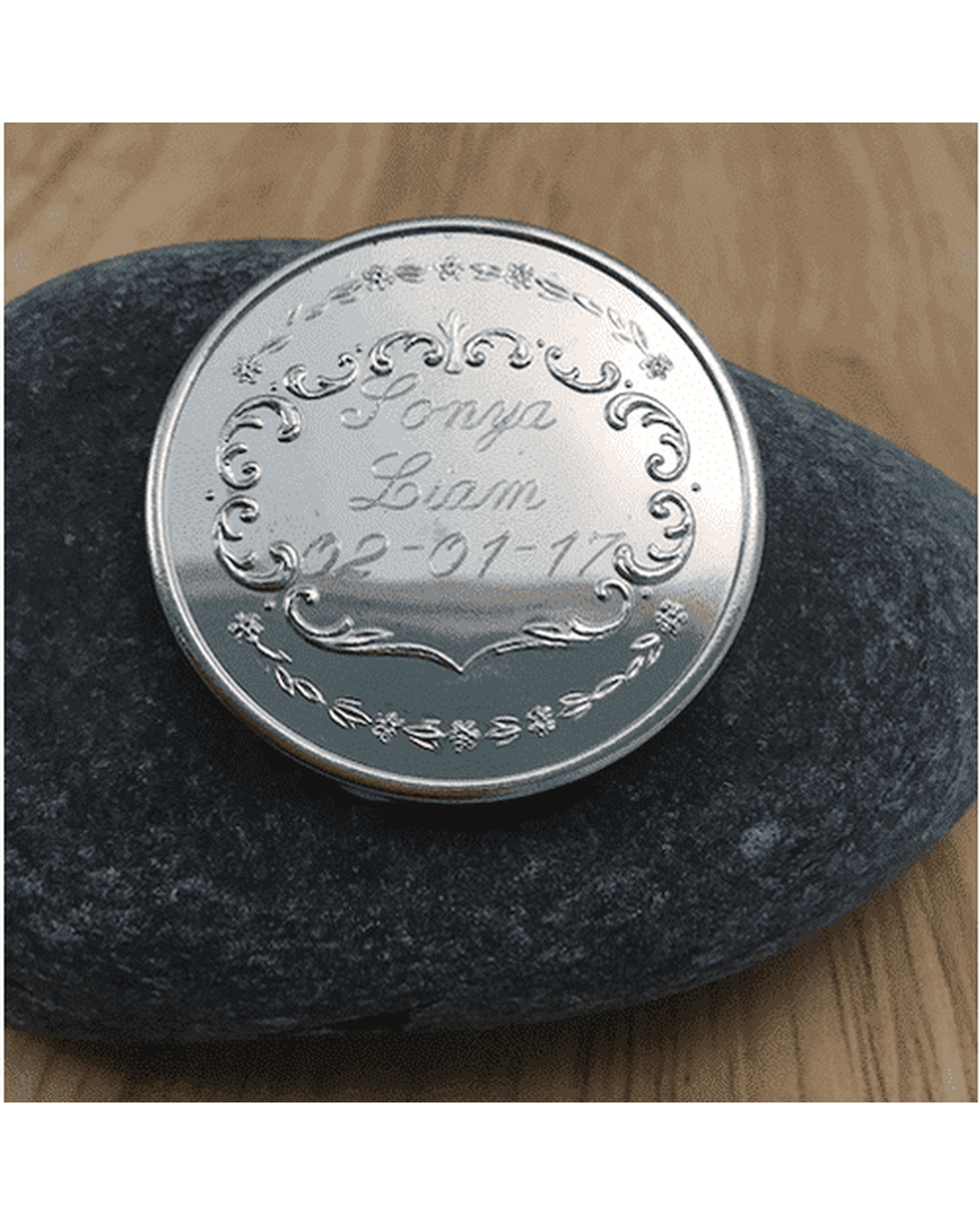 Engraved Wedding Coin – Crossan Jewellers