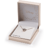Disney Minnie Mouse Silver and Rose Gold Stone Set Necklace