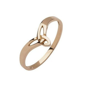 10ct Rose Gold Trinity Knot Ring - Price on request.