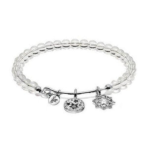 White Crystal Redemption Bangle