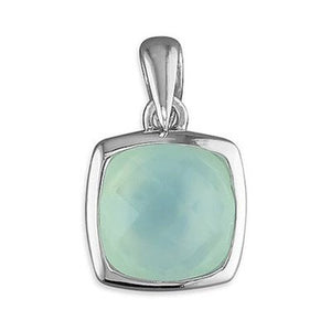 Green Chalcedony Pendant