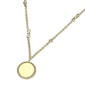Gold Plated Disc & C/Z chain