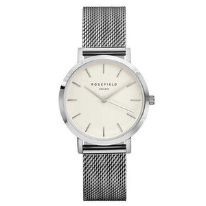 The Tribeca White Silver  33mm