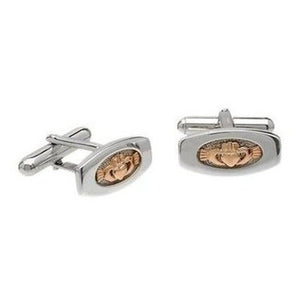 Irish Gold Claddagh Cufflinks Froms Heritage Collection